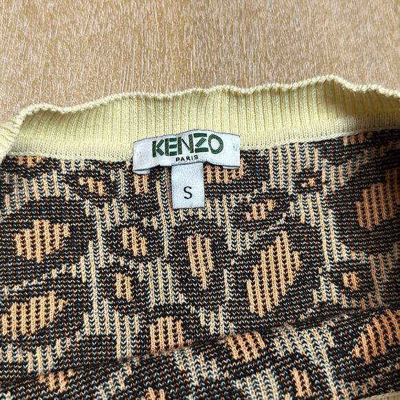 Kenzo Paris Intarsia Sweater Dress - Picture 2 of 7